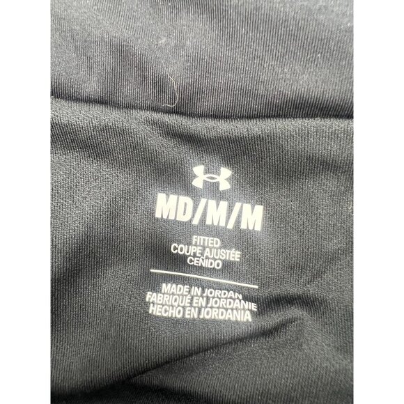 Under Armour M‎ Speedpocket Shorts Camo Running Athletic Quick Dry Gray Black - Picture 3 of 9